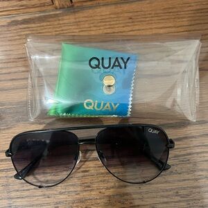 Quay High Key Large Aviator Sunglasses